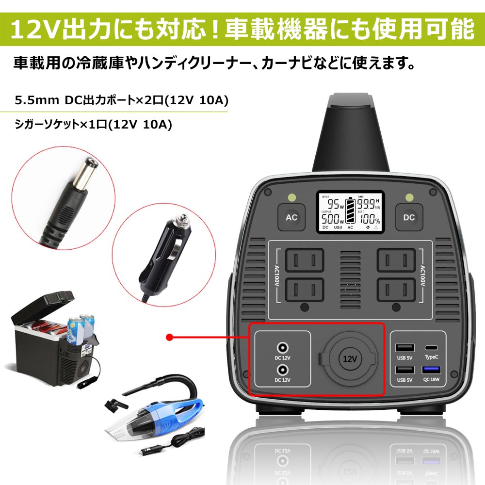 グッドグッズ(GOODGOODS) ポータブル電源+ソーラーパネルSET 