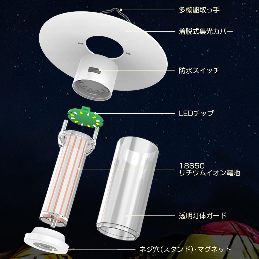1台5役 キャンプライト Yokatta Amazon.co.jp: LEDランタン Yokatta キャンプランタン 3000mAh