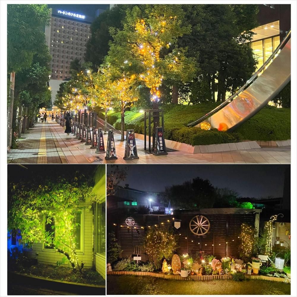 N-LD55 LEDイルミネーション 選べる4色カラー 500球 30m 連結可能 点灯