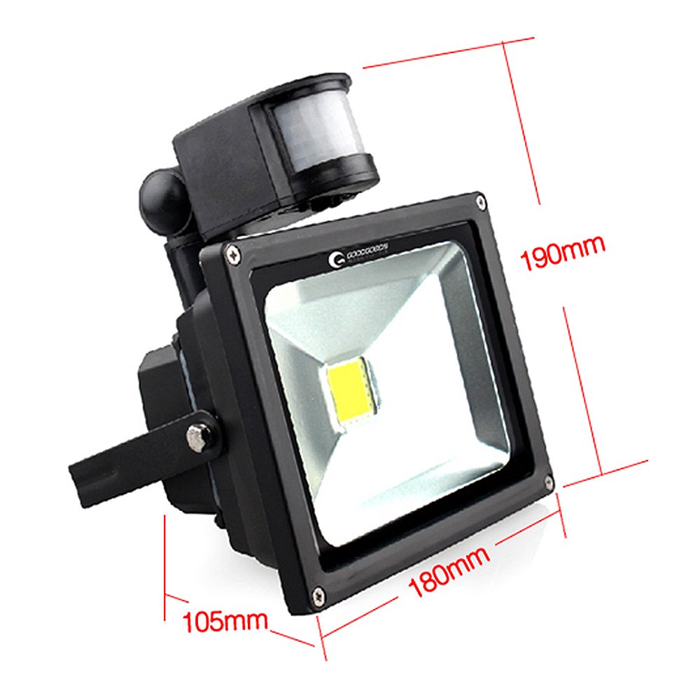 LED センサーライト 防犯カメラ 8W×2灯 防犯 投光器 通販