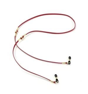 CLASSY GENUINE LEATHER GLASS CODE / Dark Redξʲ