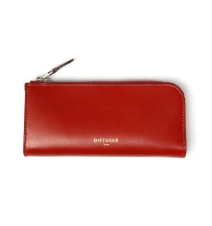 HIGH-END LEATHER EYEWEAR CASE (L) / Red & Light Blueの商品画像