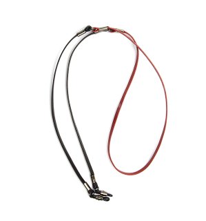 TWO TONE SOPHISTICATED GLASS CORD / Red & Blackの商品画像