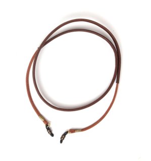 COMBINATION TWO LEATHER GLASS CORD / Brown & Dark Brownξʲ
