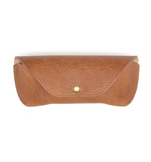 HORWEEN LEATHER EYEWEAR CASE / Waxed Brown & Naturalの商品画像