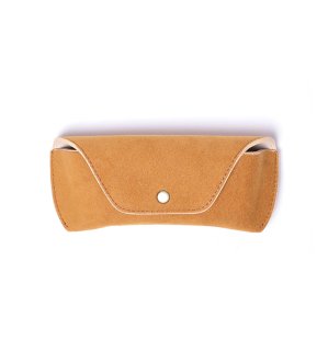 TECH SUEDE EYEWEAR CASE - S size / Yellow & Naturalの商品画像