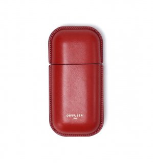 WETFORMING LEATHER EYEWEAR CASE 2 - L size / Red & Blackξʲ