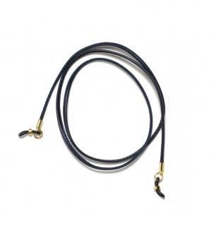 EMBOSSED STITCH LEATHER GLASS CODE / Navy | DIFFUSER online