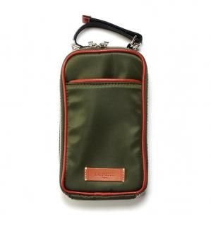 MULTIFUNCTIONAL DOUBLE POCKET EYEWEAR CASE / Khakiξʲ