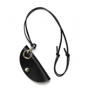 COW LEATHER KEY CASE & GLASS HOLDER / Blackξʲ