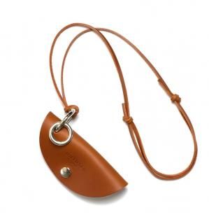COW LEATHER KEY CASE & GLASS HOLDER / Orangeξʲ