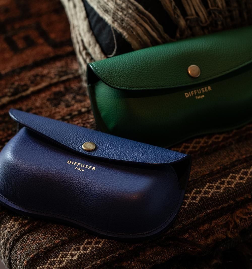 WETFORMING BELT EYEWEAR CASE / Dark Brown | DIFFUSER online store