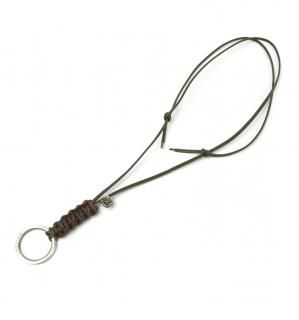 BI COLORS LEATHER GLASS HOLDER / Khaki&Brownξʲ