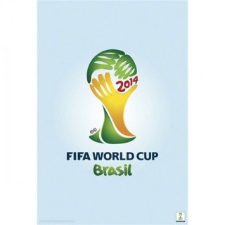 2014 FIFA ɥåץ֥饸 ե饤 ֥ ͥåץݥ FIFA World Cup 2014 Emblem Posterե륰å