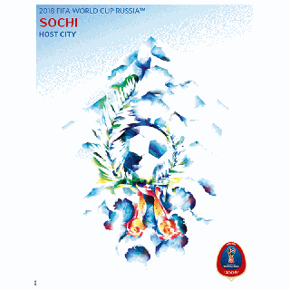 ݥ å ɥå  եݥ  2018 FIFA World Cup Russia Sochi Poster