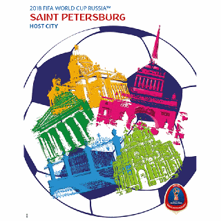 ݥ å ɥå  եݥ 󥯥ȥڥƥ֥륯 2018 FIFA World Cup Russia Saint Petersburg Poster