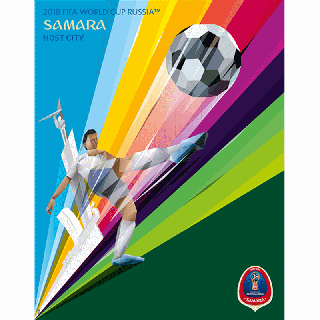 ݥ å ɥå  եݥ ޡ 2018 FIFA World Cup Russia Samara Poster
