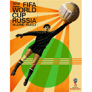 2018ǯ ݥ å ɥå  եݥ 2018 FIFA World Cup Russia Event Poster - English