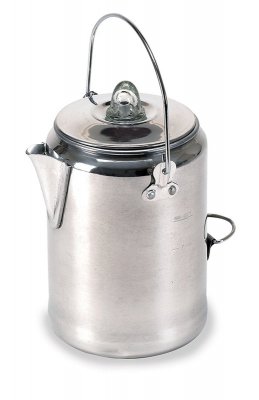 Stansport ҡ 9å ߥ˥塼 ѡ졼 ҡʨ Aluminum Percolator Coffee Pot 9 Cups
