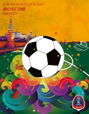 ݥ å ɥå  եݥ ⥹ 2018 FIFA World Cup Russia? Moscow Poster