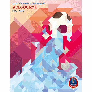 ݥ å ɥå  եݥ 르顼 2018 FIFA World Cup Russia Volgograd Poster