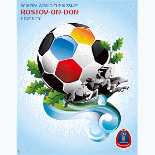 ݥ å ɥå  եݥ ȥաʡɥ 2018 FIFA World Cup Russia Rostov-on-Don Poster