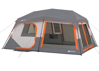 ȥɥ ͢ ƥ եߥ꡼ ȥ쥤10 󥹥 ӥ 2롼 緿 Υԡդ Ozark Trail Instant Cabin Tent with Light