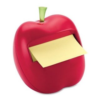 ǥʸ ꡼ ݥȥå åץ ݥåץå Ρȥǥڥ󥵡 å Post-it Apple Notes Dispenser for 3 x 3 Pads, Red