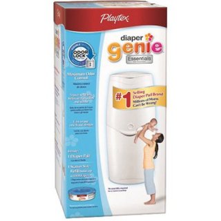 Playtex 椪Ѵݥå ĥȢ 椪ĥ Diaper Genie Essentials Pail with Starter Refill Pack