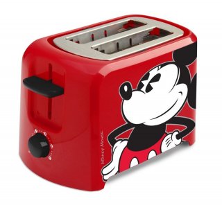 ǥˡ ȡ ݥåץåץȡ ߥåޥ Disney DCM-21 Mickey Mouse 2 Slice Toaster  Red/Blac