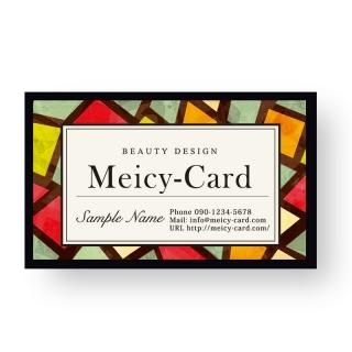 ネイルサロン 可愛い名刺 女性名刺 美容サロンショップカード Meicy Card メイシーカード