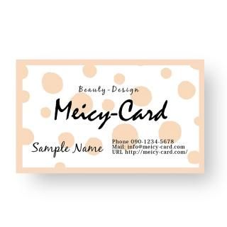 ネイルサロン 可愛い名刺 女性名刺 美容サロンショップカード Meicy Card メイシーカード