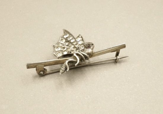 1910 シルバーバタフライブローチ - antique & vintage jewelry meltingpot(メルティングポット）