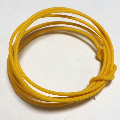 Montreux 《モントルー》 EXC Basic - USA Cloth Wire 1M Yellow - [商品番号 : 5113] 配線材 -  CENTRALMUSIC〔セントラルミュージック〕愛媛・松山　エレキギター/ベース/アコースティックギター/ヴィンテージ