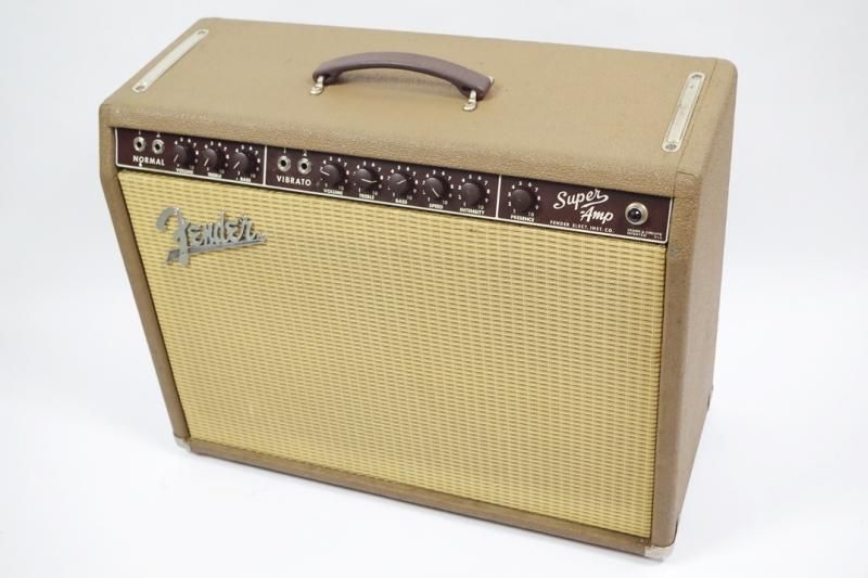 ヴィンテージ】Fender USA フェンダー Super Amp Brown Tolex 1960's 