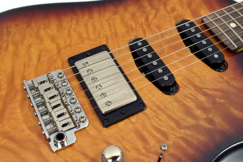中古】J.W.Black Guitars JWB-S Quilt Maple Top Medium Soft