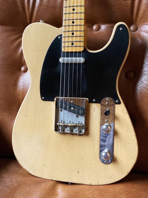 中古】Nacho Guitars 1950-52 Blackguard C Neck Telecaster PU Aged