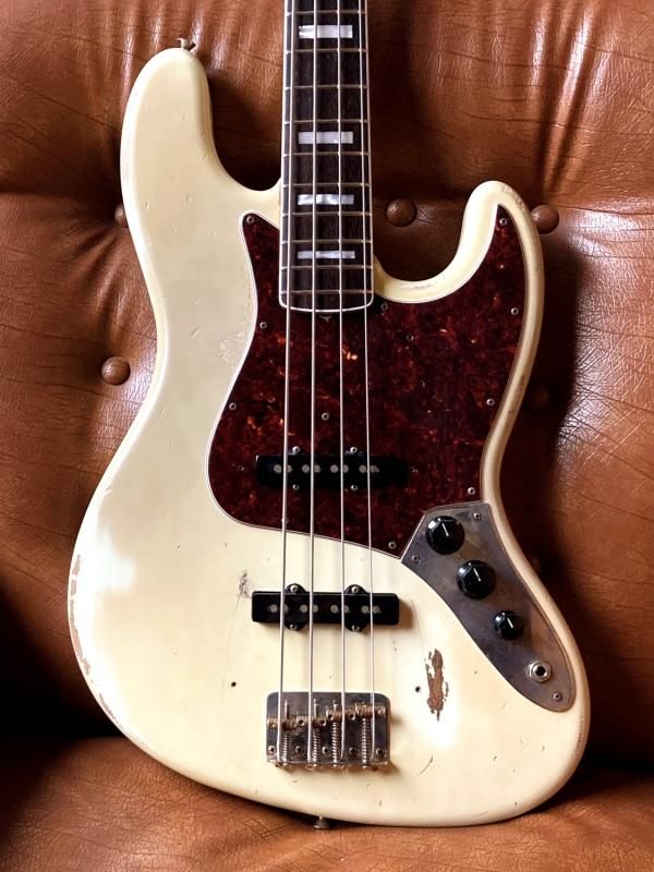 即納可能＆送料無料】八弦小唄 -8gen-kouta- '66 Jazz Bass Olympic White Heavey Relic ベース -  CENTRALMUSIC〔セントラルミュージック〕愛媛・松山 エレキギター/ベース/アコースティックギター/ヴィンテージ