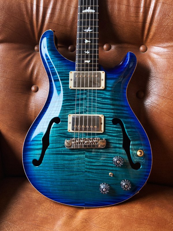 中古】Paul Reed Smith(PRS) ポールリードスミス Wood Library 10top McCarty Hollowbody I  Piezo Custom Blue【USED】 - CENTRALMUSIC〔セントラルミュージック〕愛媛・松山  エレキギター/ベース/アコースティックギター/ヴィンテージ