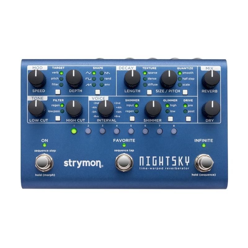 【送料無料】strymon ストライモン NIGHTSKY シンセシス・リバーブ - CENTRALMUSIC〔セントラルミュージック〕愛媛・松山　 エレキギター/ベース/アコースティックギター/ヴィンテージ