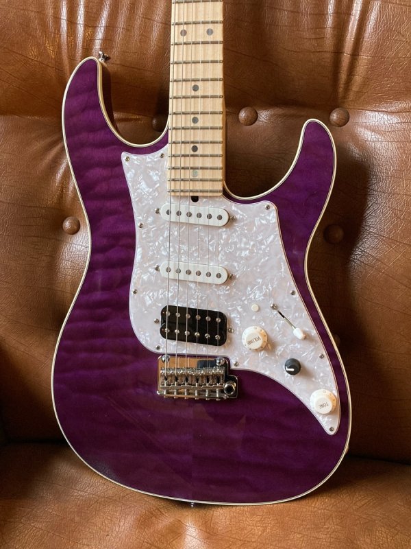 中古】James Tyler Japan Studio Elite HD Quilt Maple Top Transparent Purple  エレキギター 【USED】 - CENTRALMUSIC〔セントラルミュージック〕愛媛・松山 エレキギター/ベース/アコースティックギター/ヴィンテージ