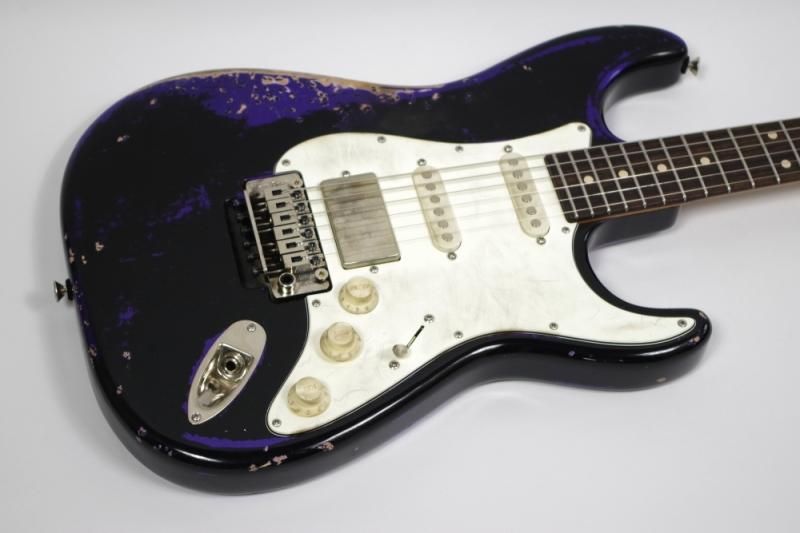 RDR ストラト キャスター エレキギター 黒 ウイルキンソン ピックアップ Duncan Yubi Sound Laboratory Stratocaster Type Black Alder