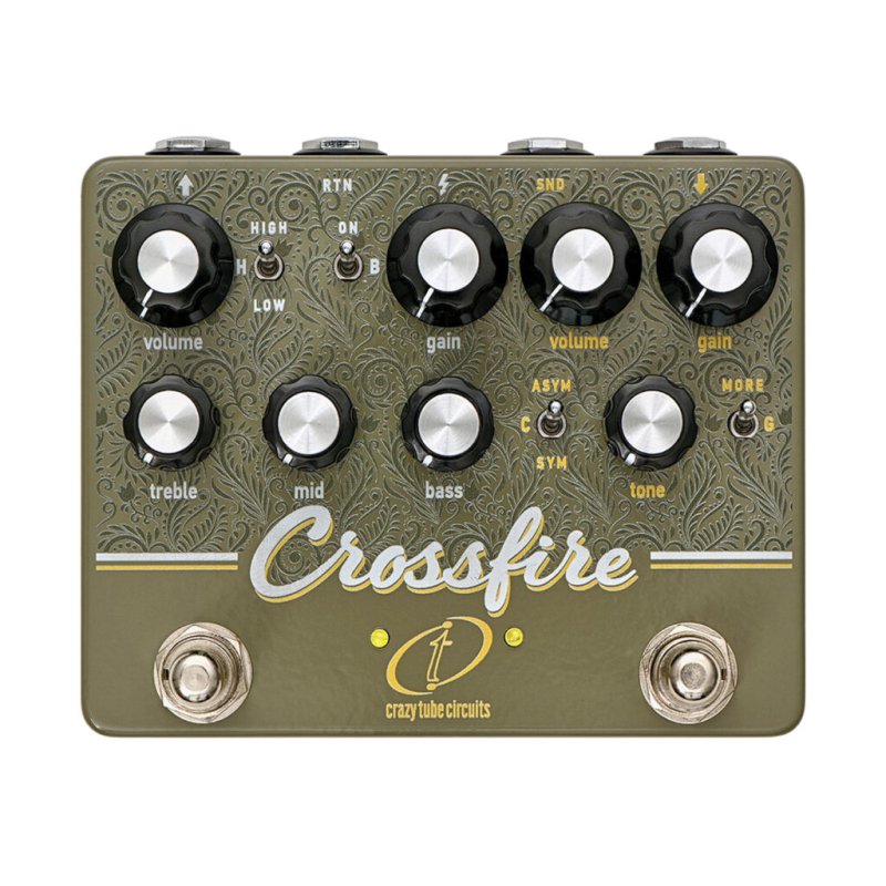 【即納可能&送料無料】Crazy Tube Circuits Crossfire エフェクター(オーバードライブ) -  CENTRALMUSIC〔セントラルミュージック〕愛媛・松山　エレキギター/ベース/アコースティックギター/ヴィンテージ