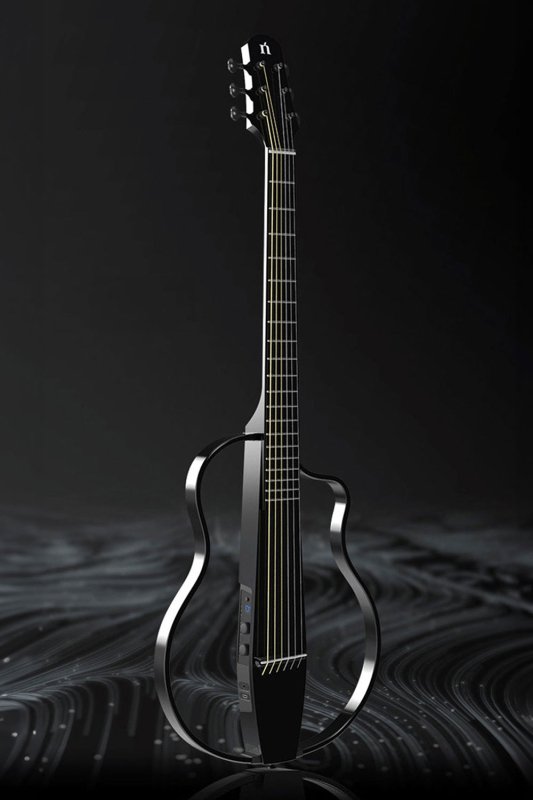 【送料無料】Natasha Guitar ナターシャギター NBSG Steel Model Black Smart Guitar  サイレントギター／スチール弦／アコースティックギタータイプ - CENTRALMUSIC〔セントラルミュージック〕愛媛・松山　 エレキギター/ベース/アコースティックギタ...