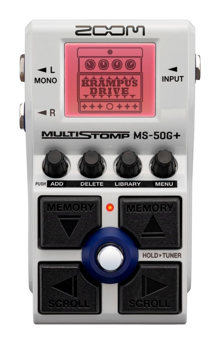 ズームマルチストンプ　ベースエフェクター　ZOOM Multi Stomp 新商品】ZOOM ズーム Multi Stomp MS-50G+ エフェクター(マルチ