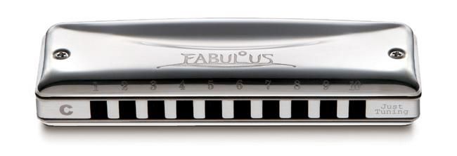 SUZUKI 10穴 ハーモニカ FABULOS F 20J