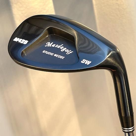 【別注対応】スタジオウェッジ M425 / ブラックオキサイド仕上げ（黒染め）/ ダイナミックゴールド - Masda Golf  -マスダゴルフオンラインショップ-