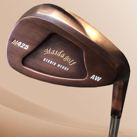 【別注対応】スタジオウェッジ M425 / 銅メッキ仕上げ / ダイナミックゴールド - Masda Golf -マスダゴルフオンラインショップ-