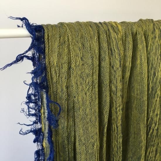 ❤️専用　　【美品】　Tamaki nime tamaki niime きぶん4月shawl BIG シャンブレーブルー- 雑貨店