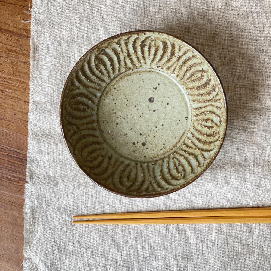 【新品】伊藤豊　花紋マグカップ&花紋6寸リム皿　計4個セット 伊藤豊 - 雑貨店アオトキイロ｜作家ものの器と雑貨の通販
